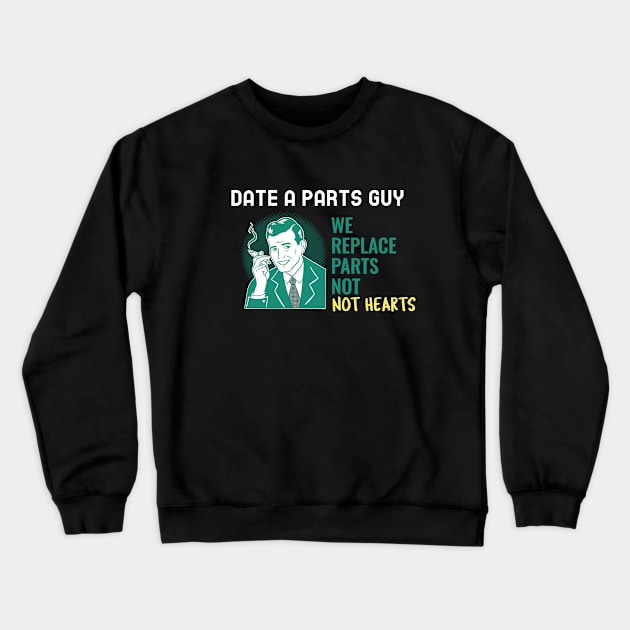 Auto Parts Crewneck Sweatshirt by  GandN Designs